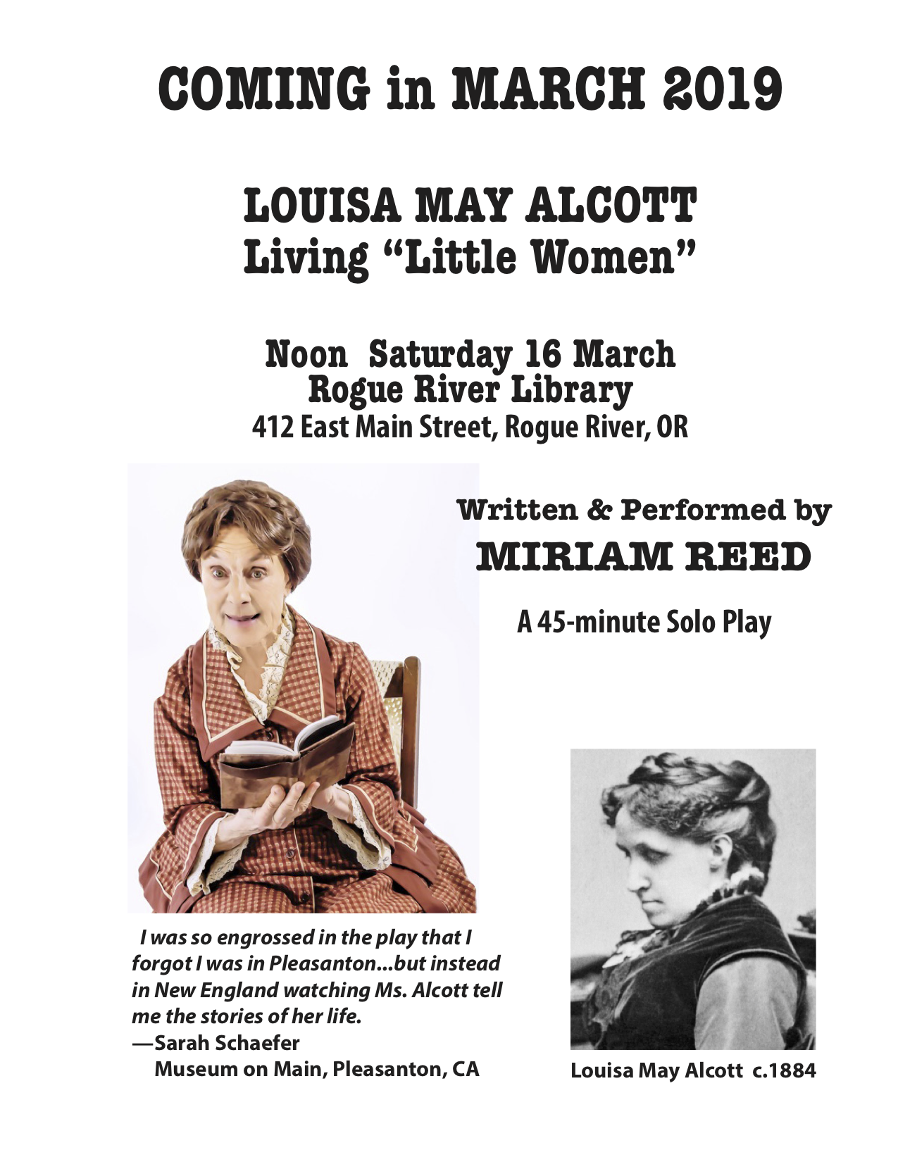 Louisa May Alcott Living Little Women - Miriam Reed1275 x 1650